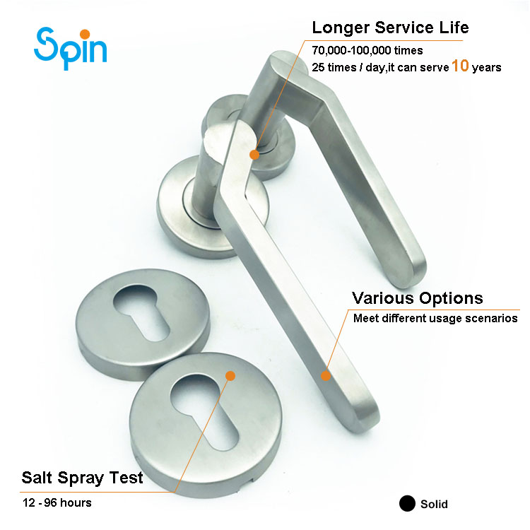 Toilet indicator bathroom interior privacy duty zinc alloy tubular door lever handle lock for wooden door
