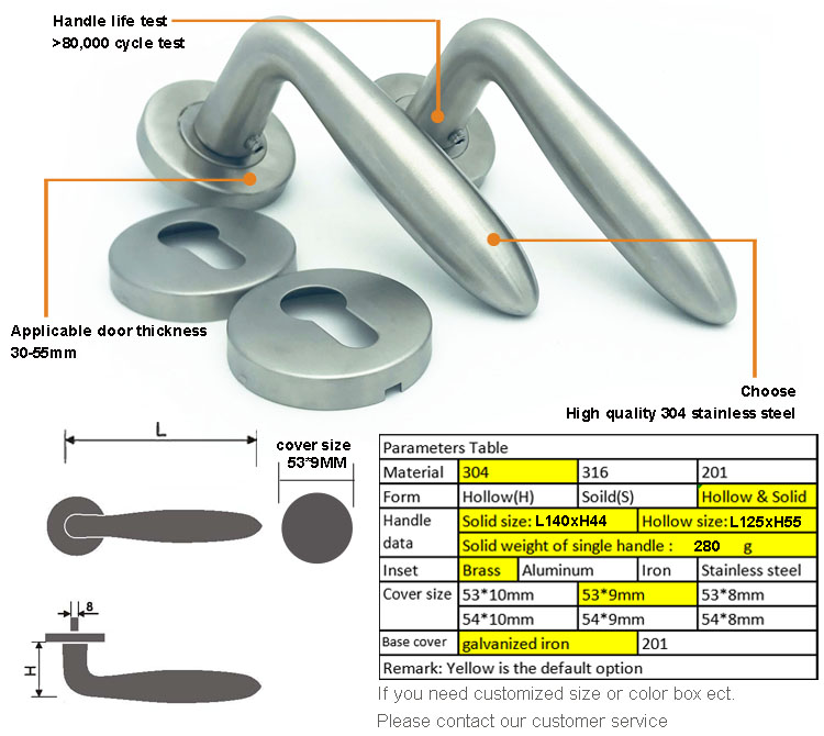internal door handle locks