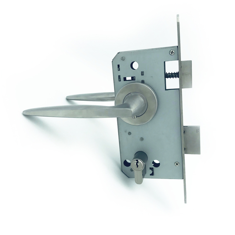 Ghana antique sliding aluminium patio main front door cylinder lock and handle with plate