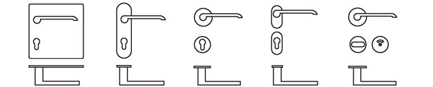 handle door locks sets