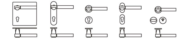 door handles & locks for wooden doors