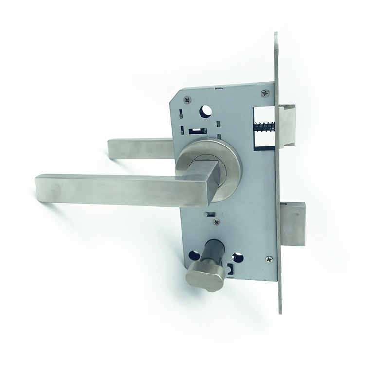 Steel framed door automatic revolving latch guard security hotel door guard lock magnetic electric smart touch id electronic code lock door for doors
