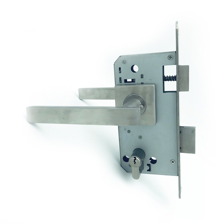 Security system actuators cavity privacy bluetooth wooden portable pocket sliding aluminum lever doors lock for travel