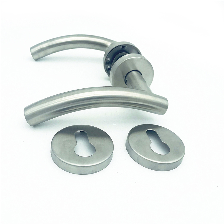 Entrance room tubular latch entrance lever handle door lock sliding glass door lock set