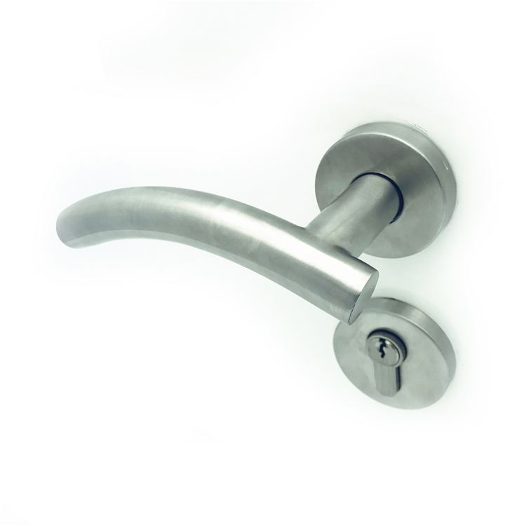 Entrance room tubular latch entrance lever handle door lock sliding glass door lock set