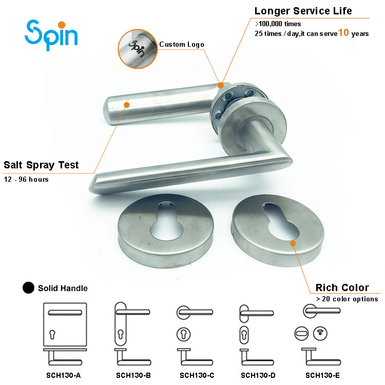 130Glass door back to back towel bar pull handle exterior passage barn door handles turkey swing cylinder handle frameless glass door lock