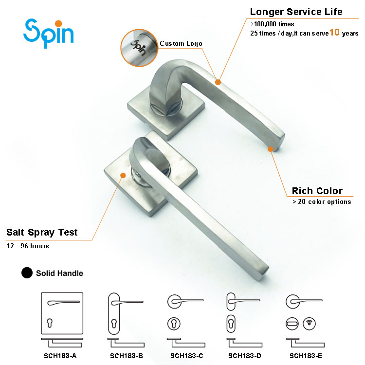 183Glass door back to back towel bar pull handle exterior passage barn door handles turkey swing cylinder handle frameless glass door lock