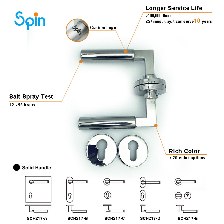 217Glass door back to back towel bar pull handle exterior passage barn door handles turkey swing cylinder handle frameless glass door lock