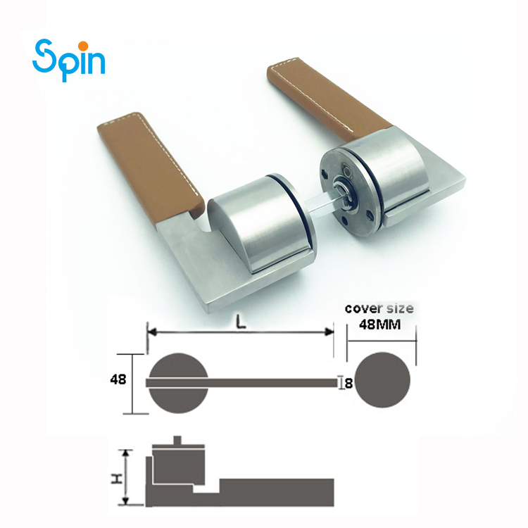 311A Glass door back to back towel bar pull handle exterior passage barn door handles turkey swing cylinder handle frameless glass door lock