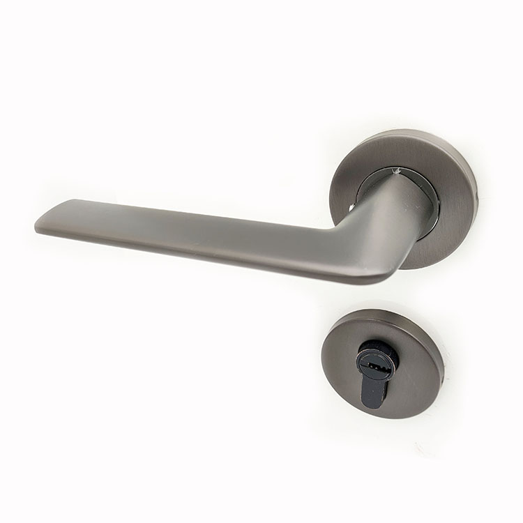 317SF Glass door back to back towel bar pull handle exterior passage barn door handles turkey swing cylinder handle frameless glass door lock