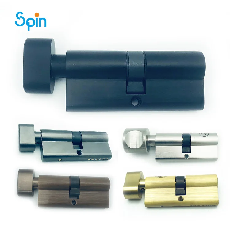 Brass Bronze Pin Mortise Door Lock Cylinder
