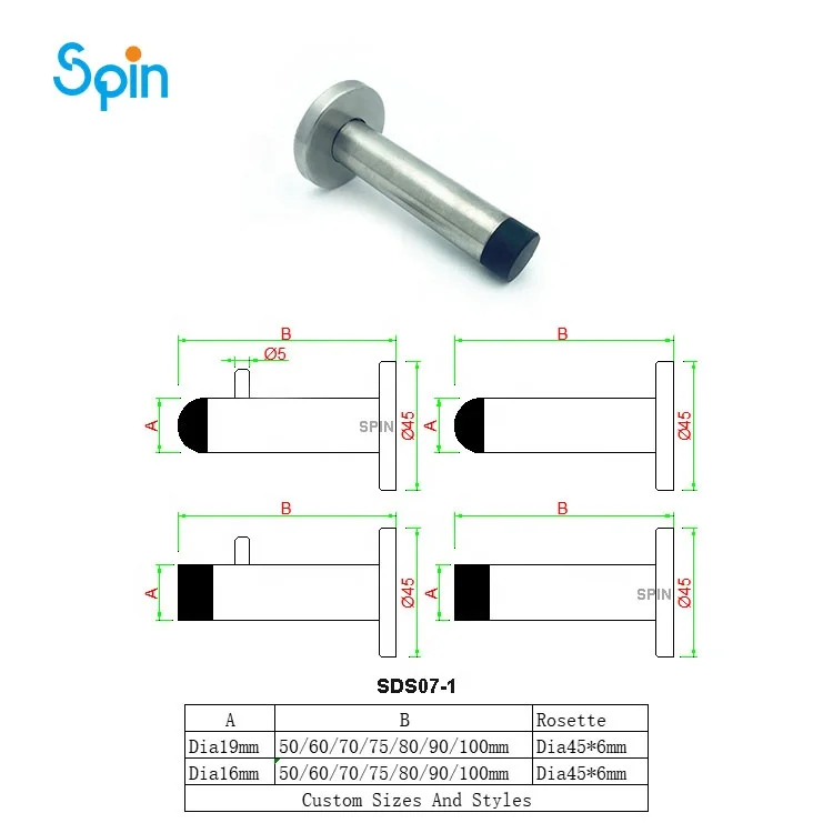 SDS07-2 doors & windows bottom seal stopper machine holder security door stopper