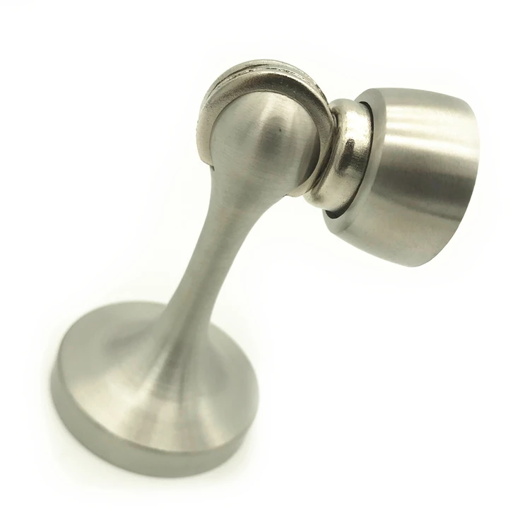 SDS10 Low price durable rubber stainless steel floor mounted wedge door stopper