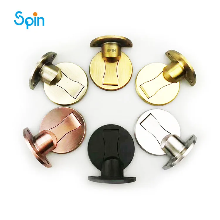SDS14 transparent door window accessories hardware heavy duty holder silicone doors stop