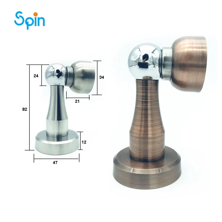 SDS15 Stainless Steel Half-moon Decorative Window and Door Hardware Magnetic Door Stopper