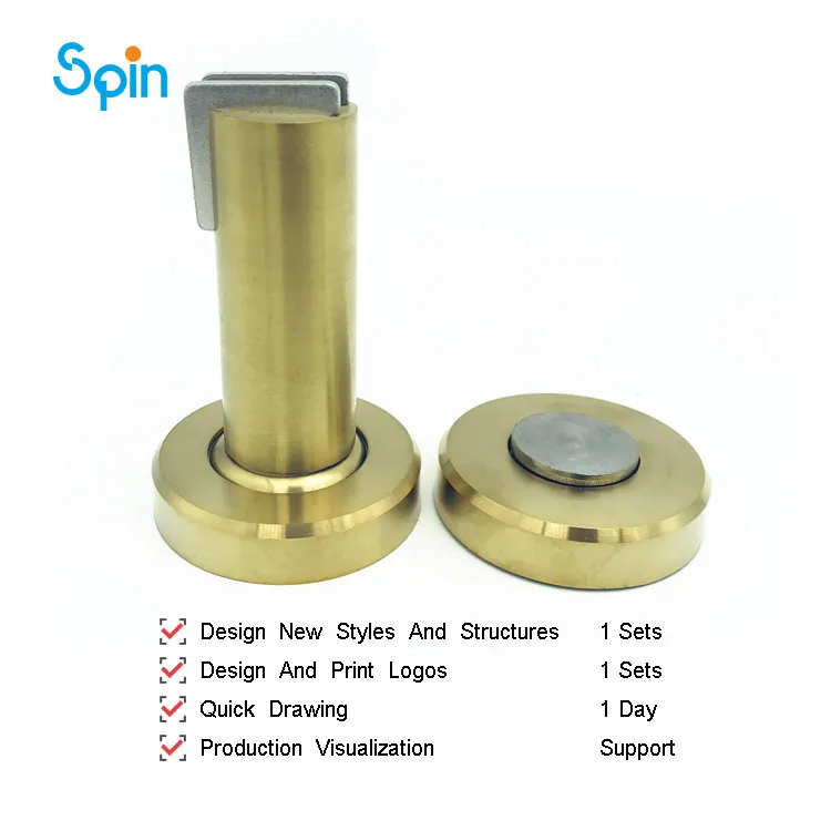 SDS16 Portable Travel Security Lock Floor Slider Water Doorstopper Magnetic Door Stopper for Doors