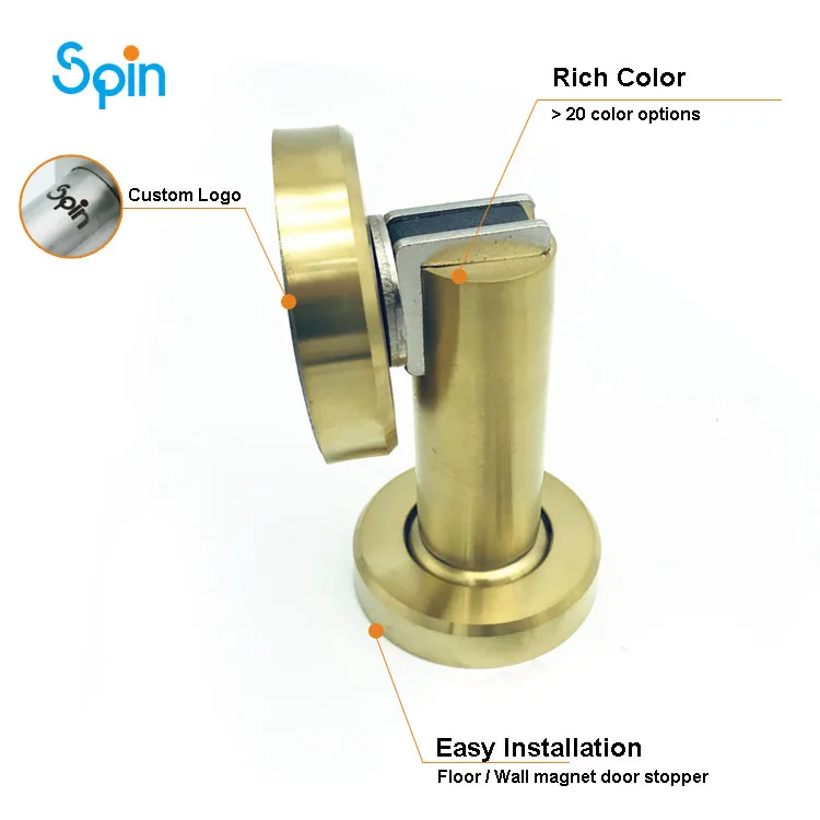 SDS16 Portable Travel Security Lock Floor Slider Water Doorstopper Magnetic Door Stopper for Doors