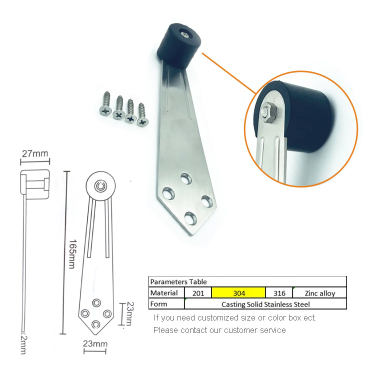 SDS20 Sword Shape Rubber Silicone Door Holder Mortise Cutting Funny Portable Magnet Door Stopper