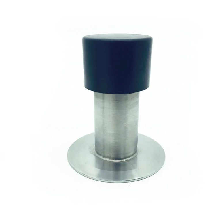 SDS26 Stainless Steel 3-inch Rigid Doors Stopper Satin Nickel Decorative Hidden Door Stop