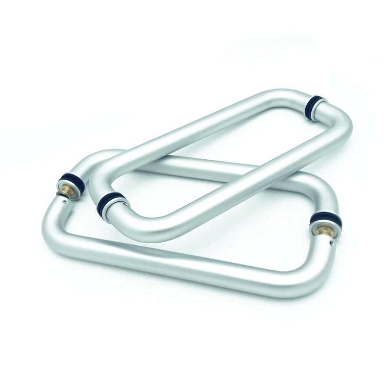 SAL02 Customized Double Sided Sliding C-shape Aluminum wooden Door Pull