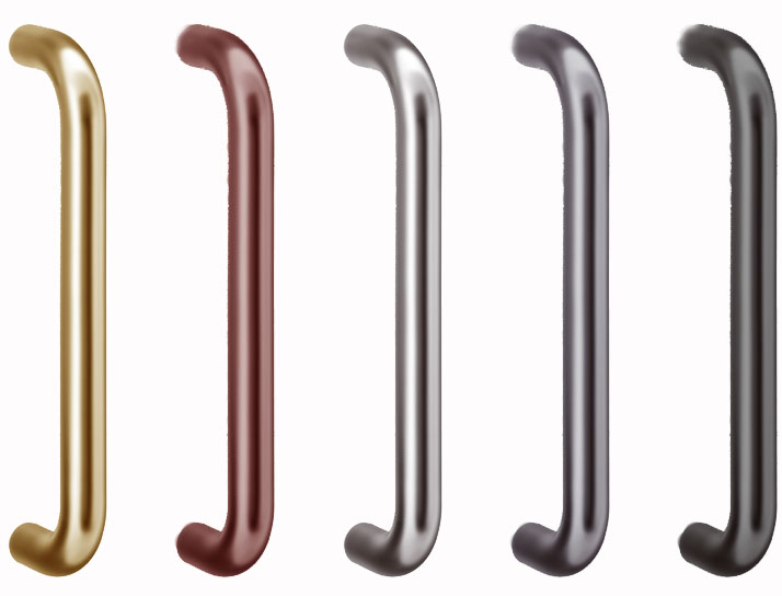 SAL02 Customized Double Sided Sliding C-shape Aluminum wooden Door Pull