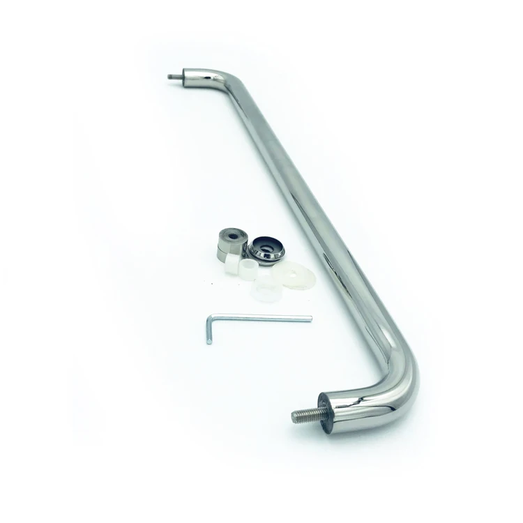 SPH01 304 Stainless Steel Room Glass Door back-to-back Towel Bar Big Door Pull Handle