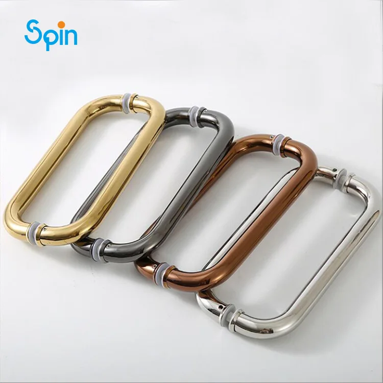 SPH03 Handle Pull Stainless Steel Locking Ladder 1-meter Big Gold Entry Door Handle Pull