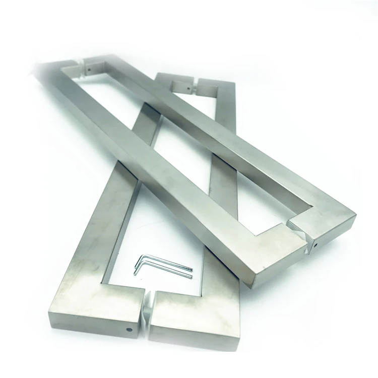 SPH16 Stainless Steel 304 316 Luxury Shower Mirror Glass Door Manufacture Pull Door Handle