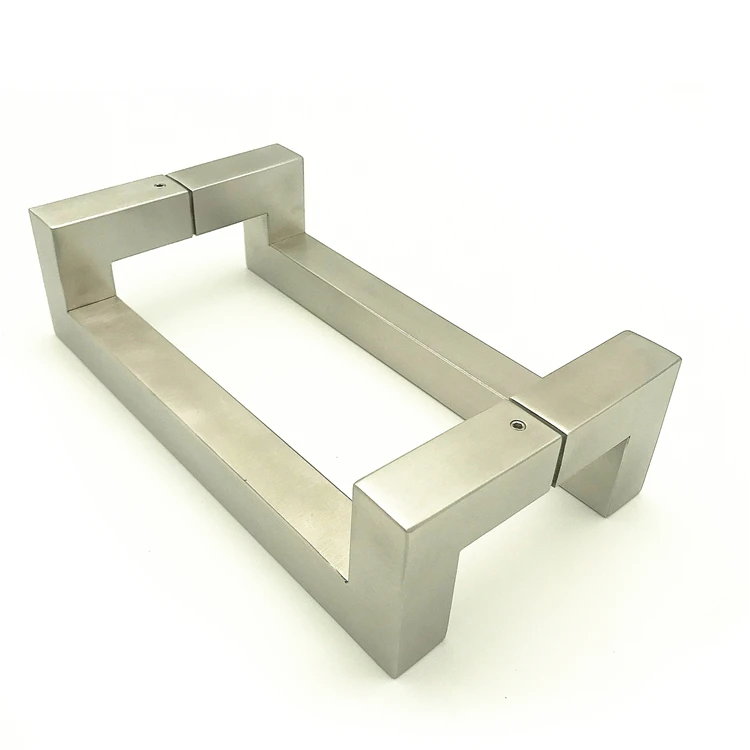 SPH18 H Shape Stainless Steel Door Handle Double Sided Aluminum Glass Door Pull Handle