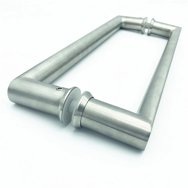 SPH21 Glass Door Handle O Shape Glass Door Pull Shower Room Door Push Handle for Bathroom