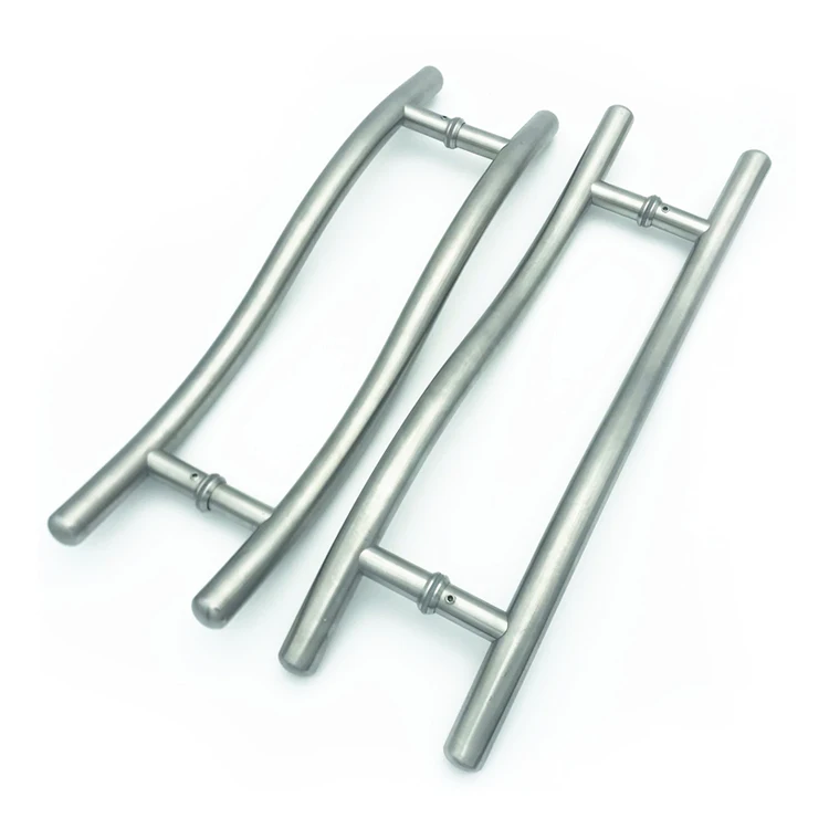 SPH25 Stainless Steel Commercial Pull Door Handle Thickened Glass Shower Door Shower Handle