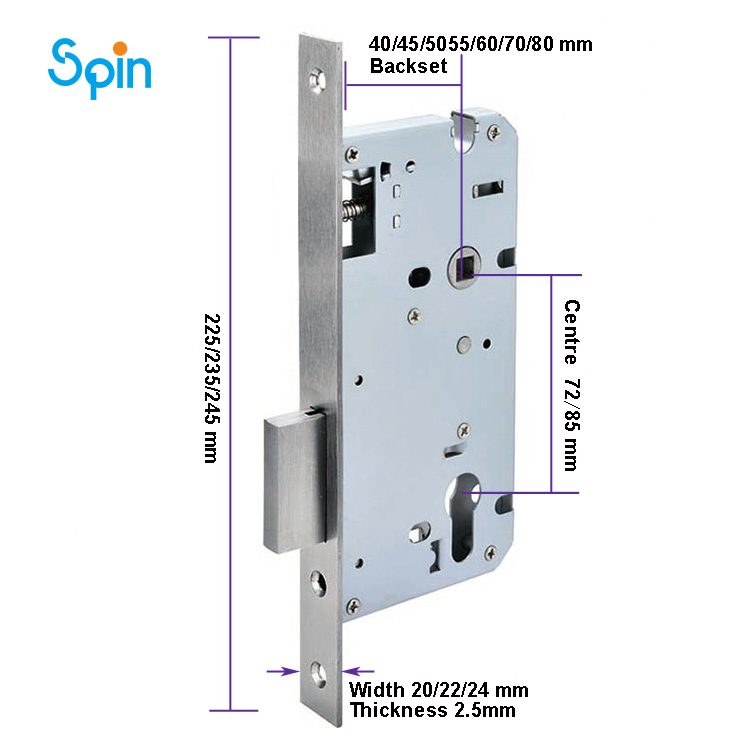 Night Latch Mortice Lock Body
